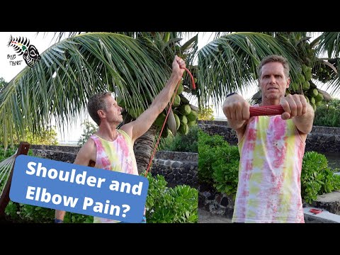 Exercises for shoulder and elbow pain- relief for shoulder impingement and "tennis elbow" pain