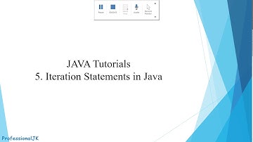 JAVA TUTORIALS | ITERATION STATEMENTS IN JAVA