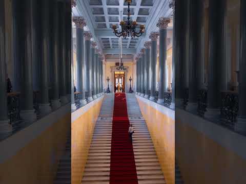 Hermitage halls winter palace Saint Petersburg Russia