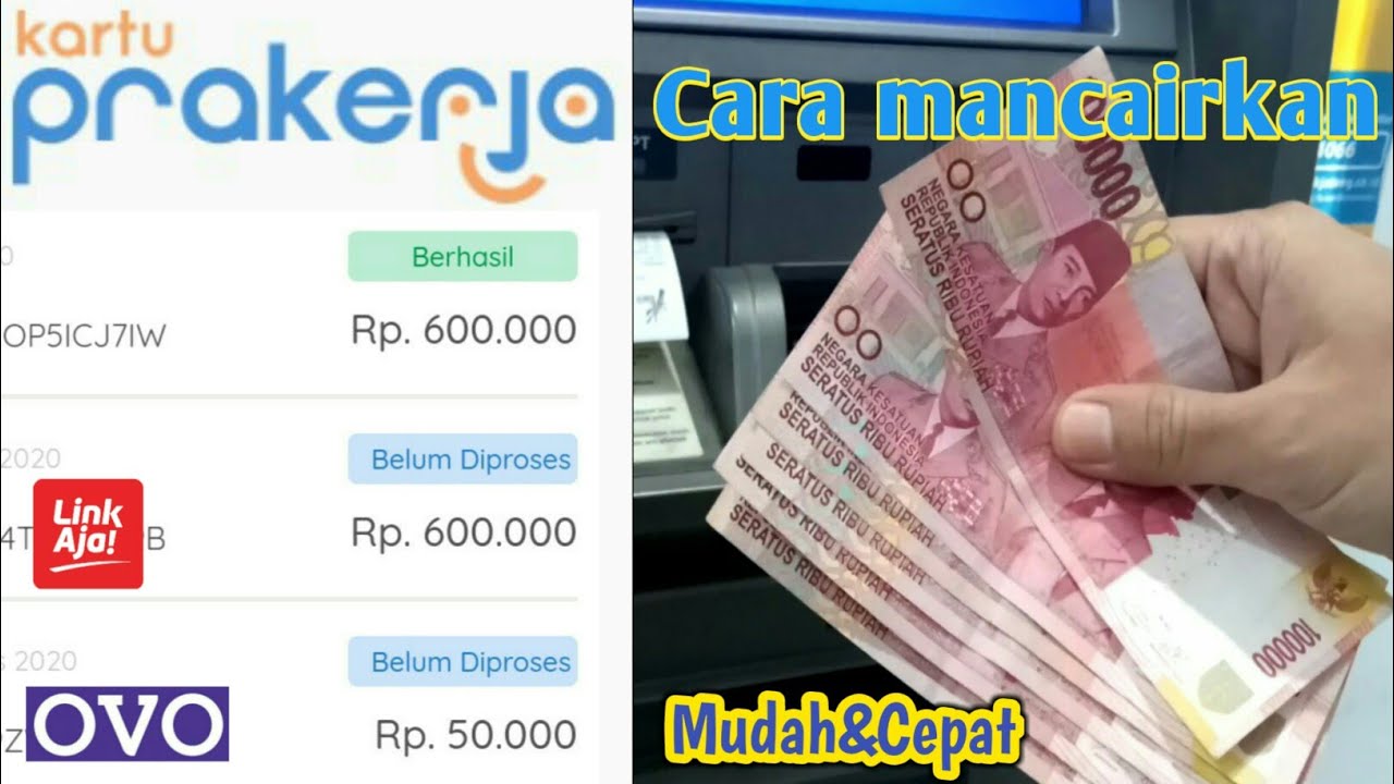 Uang Prakerja Cara Mencairkan Uang Insentif Prakerja di LinkAja
