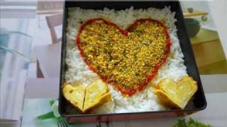 How To Make Bento - Love-Love Furikake Bento Quick And Easy