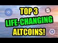 Top 3 Altcoins set to be LIFE-CHANGING in 2021!! Best Cryptocurrency Investments with Adoption!