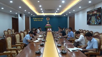 Hội nghị trực tuyến sơ kết 6 tháng đầu năm 2023 của Ban chỉ đạo 09 tỉnh Hòa Bình.