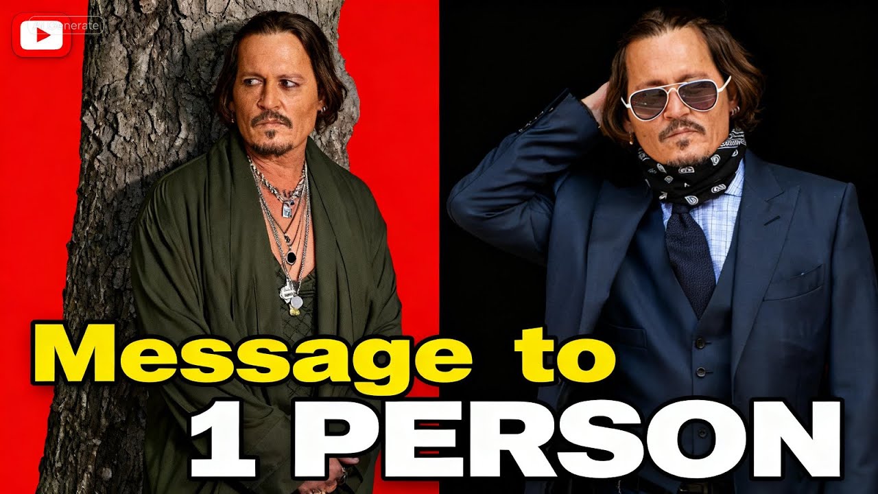 JOHNNY DEPP heartbreaking 😮🙂 message to one person 😘😱