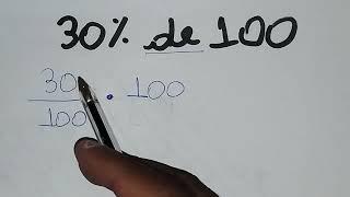 30% de 100 - Porcentagem - Como calcular