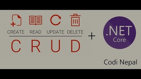 Crud Application(Create, Read, Update, Delete) With Asp.net core MVC Entity framework.