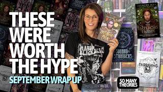 My September Reads Were CHAOTIC  | Threshing Day + New Romantasy Releases