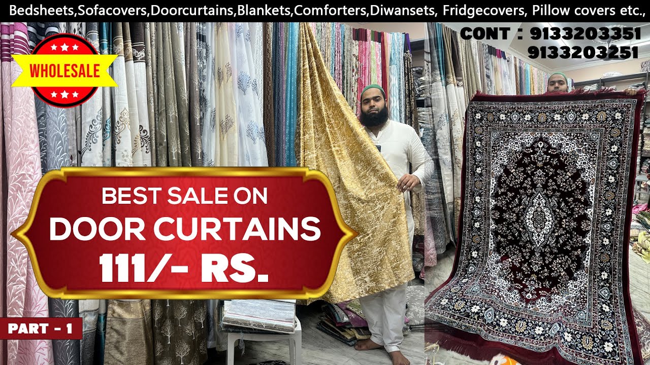 BEST handloom offers Curtains 111/ Rs. only wholesale supplier in