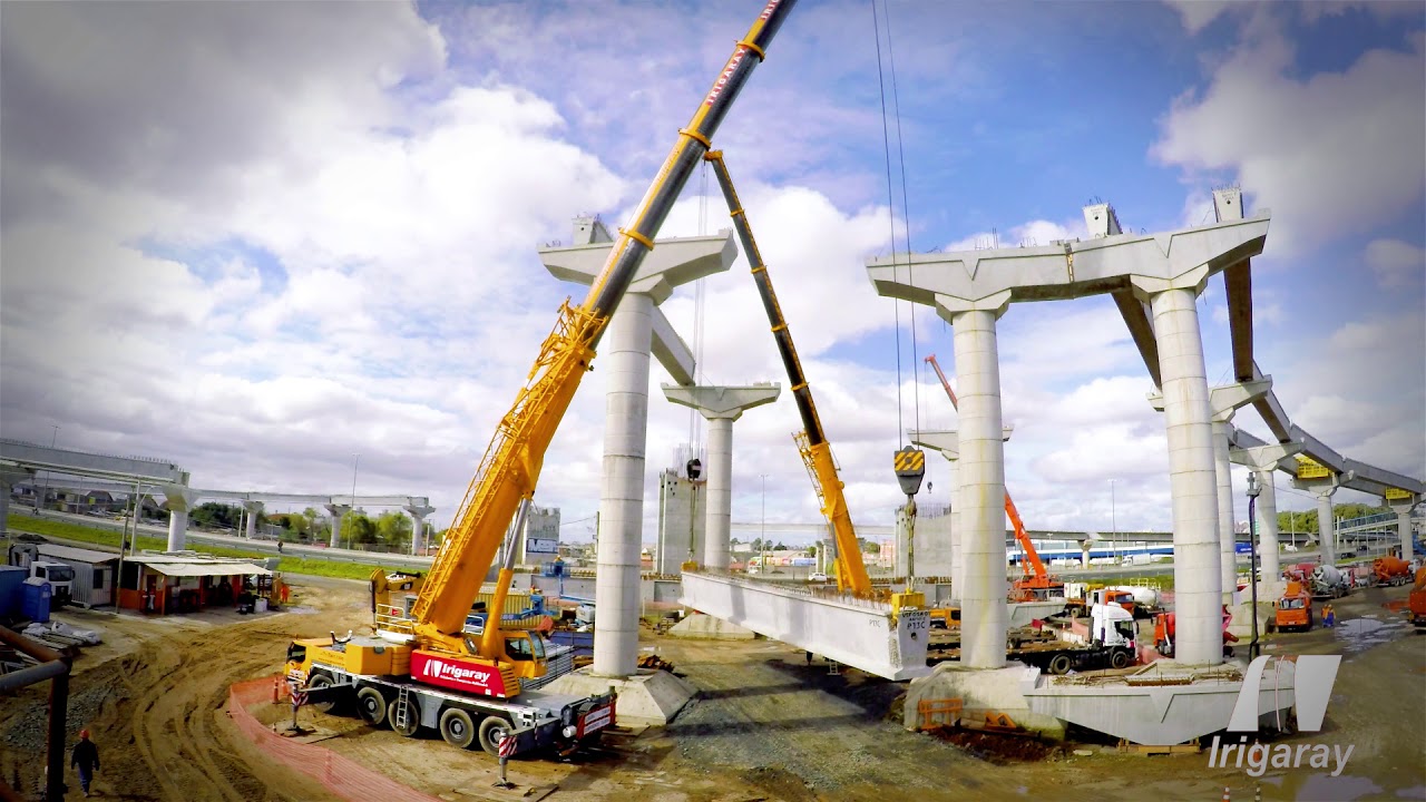Irigaray Guindastes - Içamento de Vigas 127t