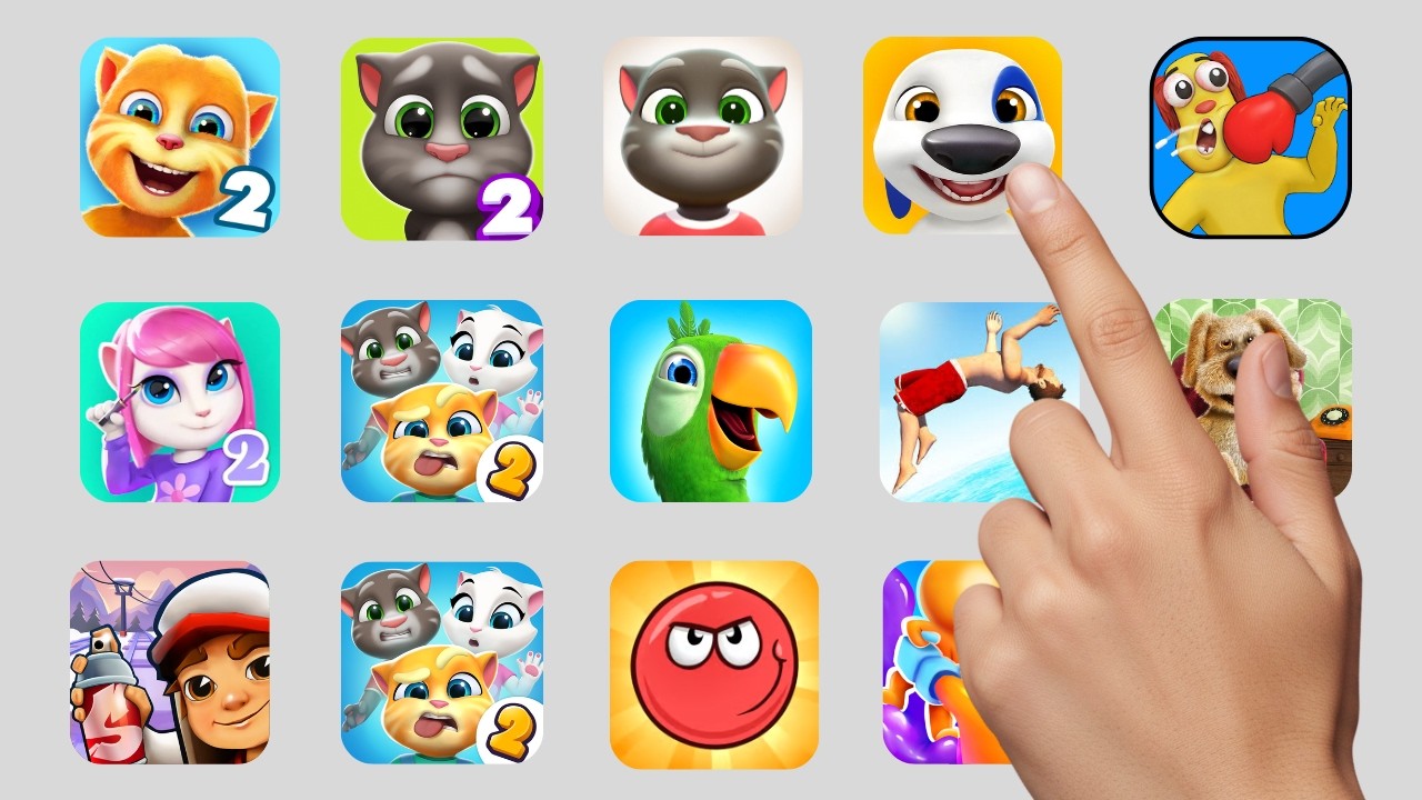 My Talking Tom Friends 1 & 2, Talking Ben News, Angry Birds 2 & Annoying Uncle Punch Gameplay! 🎮🔥