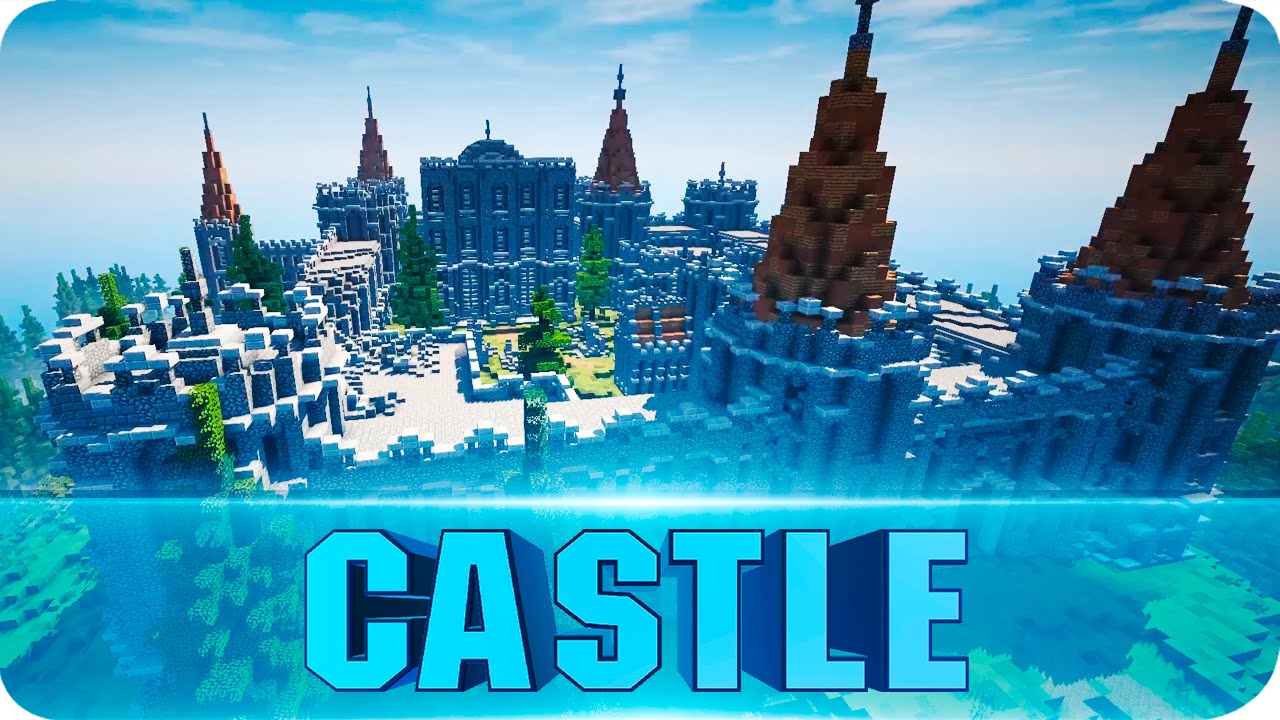Minecraft - Abandoned Medieval Castle Cinematics - Epic Castle Map /w