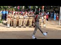 NCC contingent drill Right salute Hyderabad Group