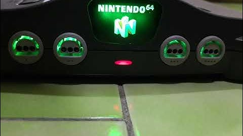 N64 Bluetooth RGB Led mod with sp110e controller