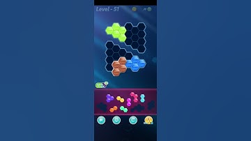 Block! Hexa Puzzle~HexaMage A block 9 to 11 levels~ level-51
