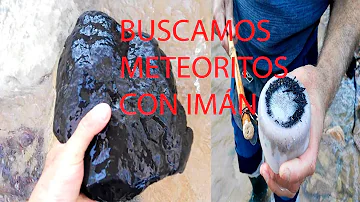 ¿Por qué no se puede tocar un meteorito con un imán?