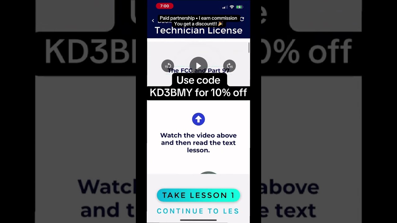Use coupon code KD3BMY at Hamradioprep.com for 10% off their classes!  I used this to pass the test!