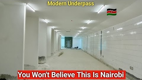 Inside The Largest Curve On Nairobi Haile Sellasie Pedestrian Underpass.. (Raw & Unfiltered)