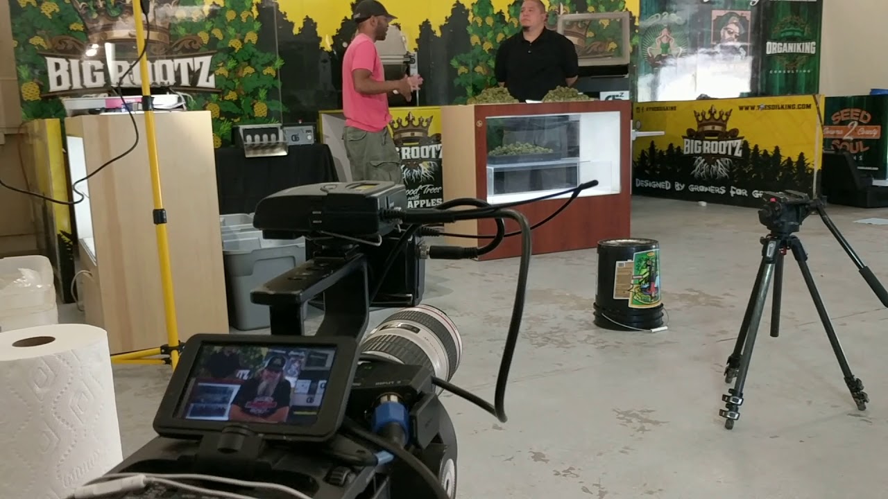 Filming day of another episode of "Soil King Showcase" with GreenBroz