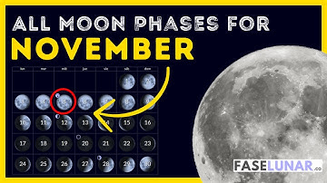 Moon phases in Novembre 2025 🌕 Day-by-day lunar calendar for November #lunarcalenda