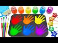 Satisfying Video l How to make Rainbow Toes Cake Bathtubs INTO Glitter Candy Ball Cutting ASMR #999
