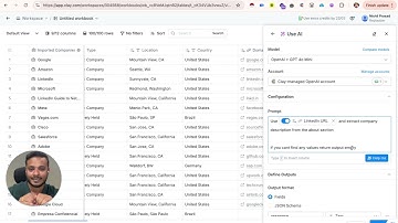 How to scrape LinkedIn company descriptions without using Clay credits?