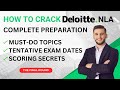 How to Crack Deloitte NLA 2026 | Important Topics, Scoring Strategies & Tentative Exam Dates