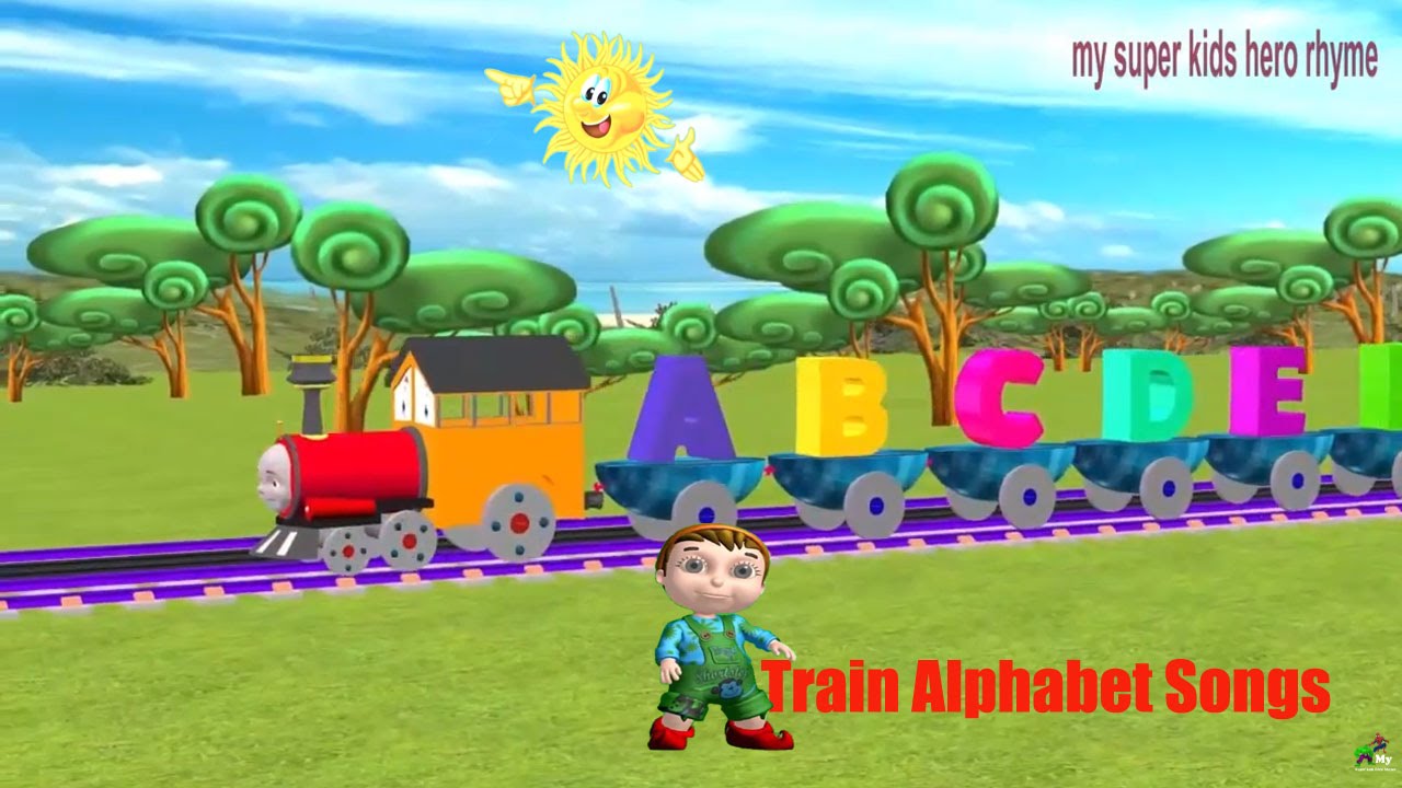 Train ABC Songs For Nursery Children | ABC Train Songs | Alphabet Songs ...