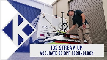 IDS Stream UP - Accurate 3D GPR technology for Rapid Underground Mapping of Extensive Areas
