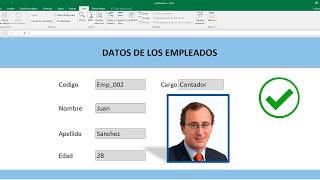 Base de datos en Excel con fotografías en Macros VBA