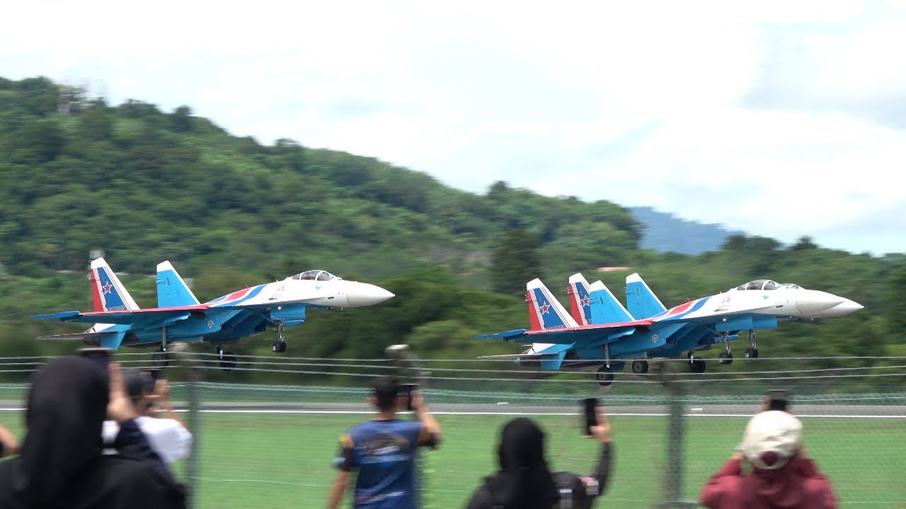 The Russian Knight #LIMA25 | 6x SU35S in Langkawi