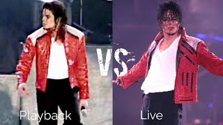 Michael Jackson | Performances with Playback VS Performances with Live Voice