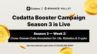 Binance Web3 x Codatta ($XNY) Airdrop 🔥 Season 3 Week 2 | Step-by-Step Guide