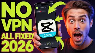 CapCut Pro 17.3.0 Network Error Fix 🔥 Without VPN Working | Try Again Later Fix (2026)