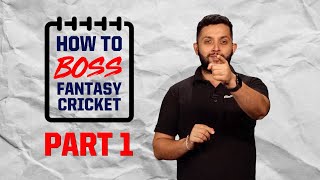 How To Boss Fantasy Cricket: Part 1 screenshot 4