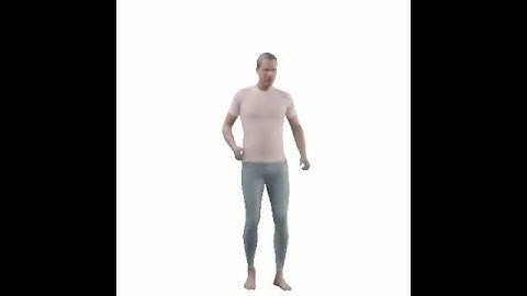 Latent Space Interpolation of a Human