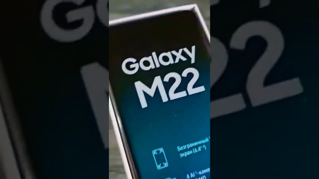 video Samsung Galaxy M22 2021