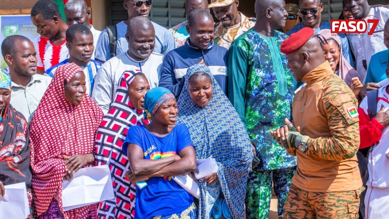 Le Capitaine Ibrahim Traoré à Barsalogho