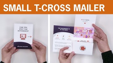 Designer Folds: Small T-Cross Mailer