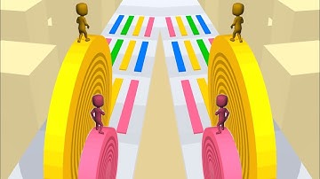 Layers Roll 🔵🟢🟡 MAX LEVELS All Levels Gameplay Walkthrough Android, iOS BIG UPDATE!!!