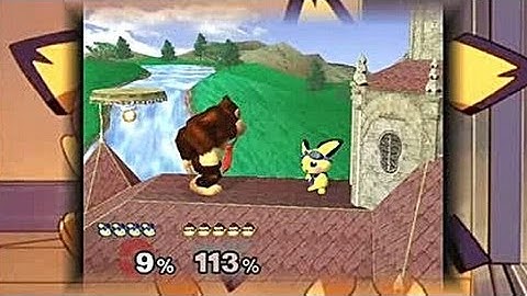 Pichu Vs Bowser and Pichu Vs Donkey Kong - Super Smash Bros Melee