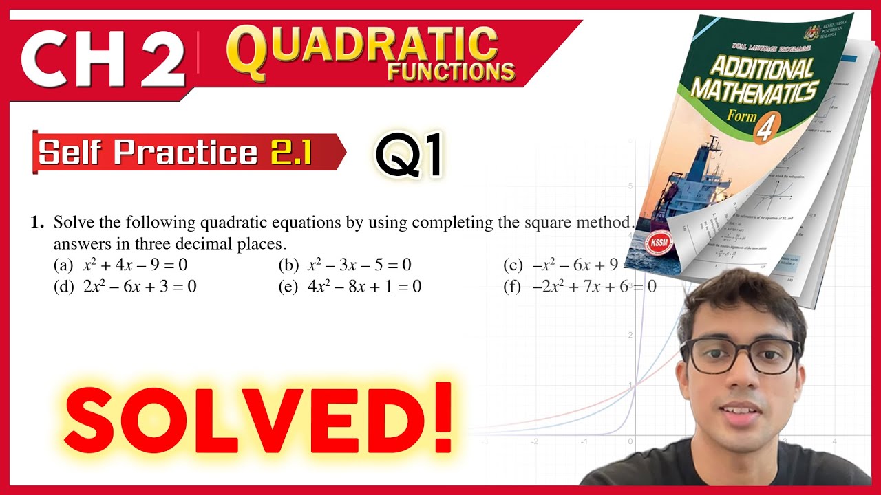 Self Practice 2.1  Q1  | Form 4 Add Maths Chapter 2