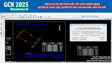 GCN2025 - Trích lục sơ đồ thửa đất cấp Giấy chứng nhận