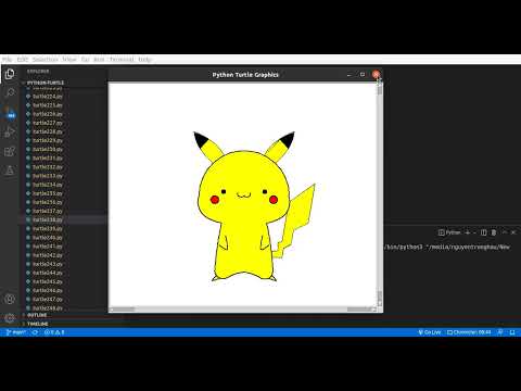 Draw pokemon effects in Python  - App Stack