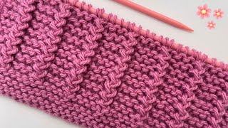 SUPER EASY SIMPLE KNITTING STITCH
