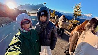 Solo trip to Shangri-La, filming sunrise, and a roadside morning party