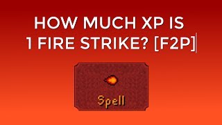 [OSRS] Casting 10k Fire Strikes at Ankous in F2P