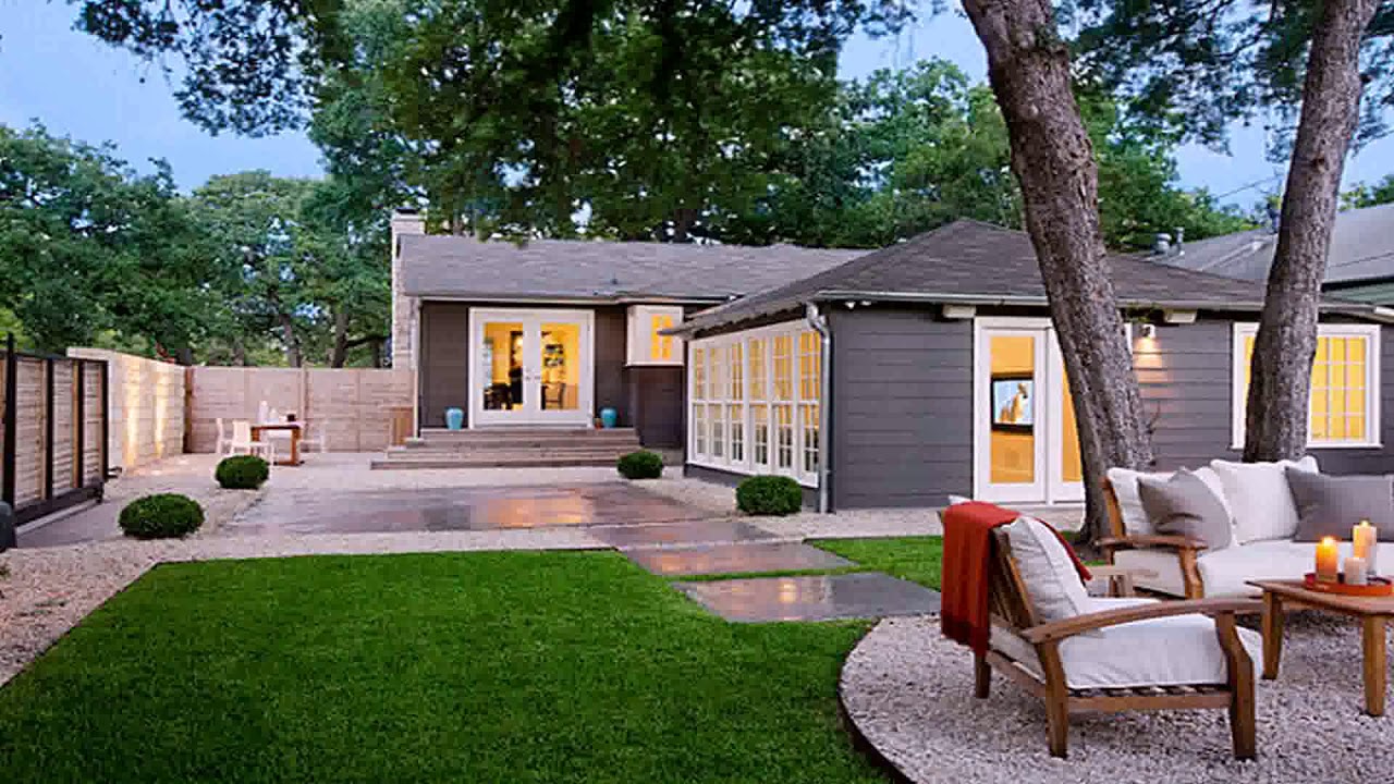 Landscape Design Ideas Ranch Style House - YouTube