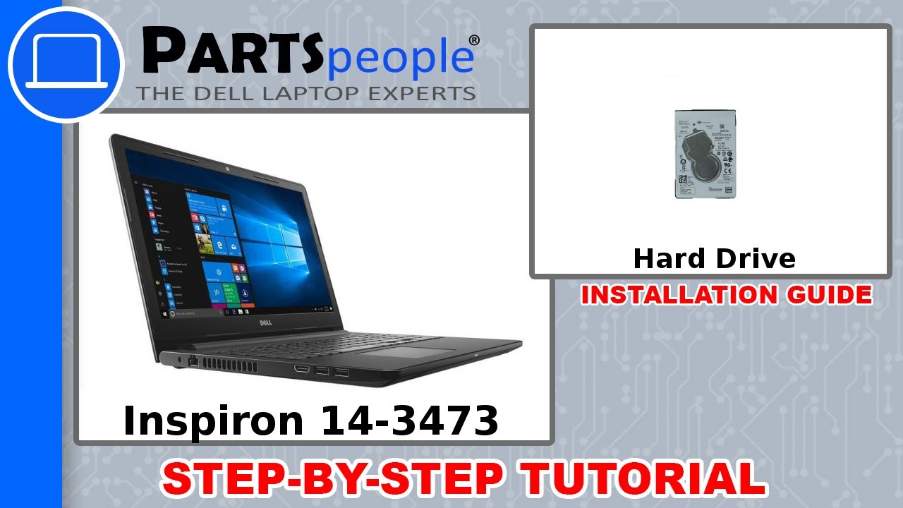 Dell Inspiron 14-3473 (P76G004) Hard Drive Replacement Video