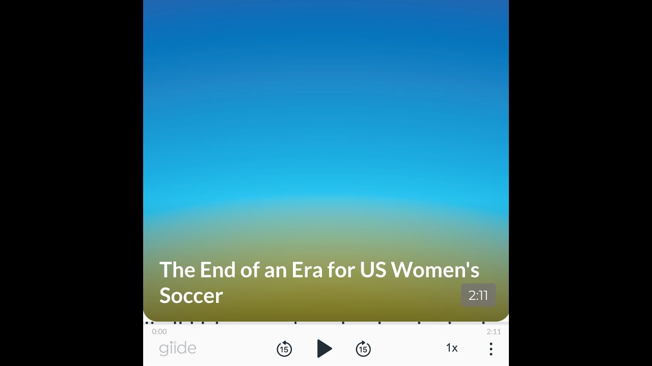 The End of an Era for US Women's Soccer YouTube