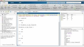 Learning MathLAB Programming x14 Introduction to Variables Net Worth